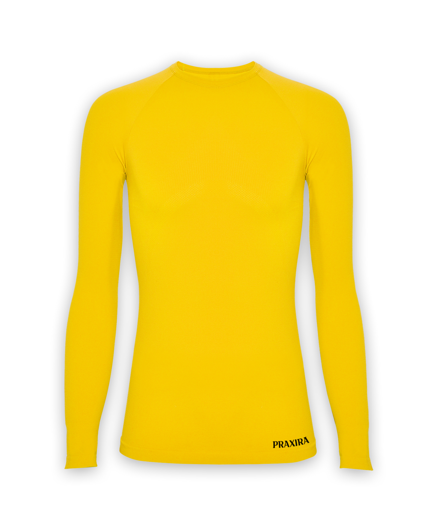 Compression-Fit Base Layer Shirt - Yellow