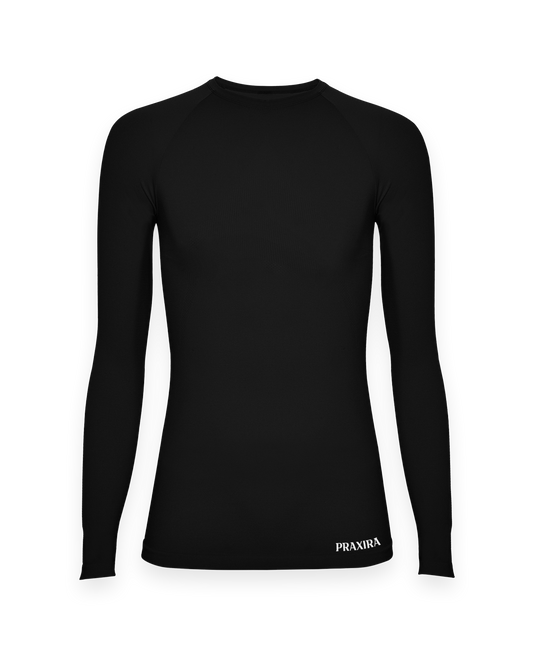 Compression-Fit Base Layer Shirt - Black