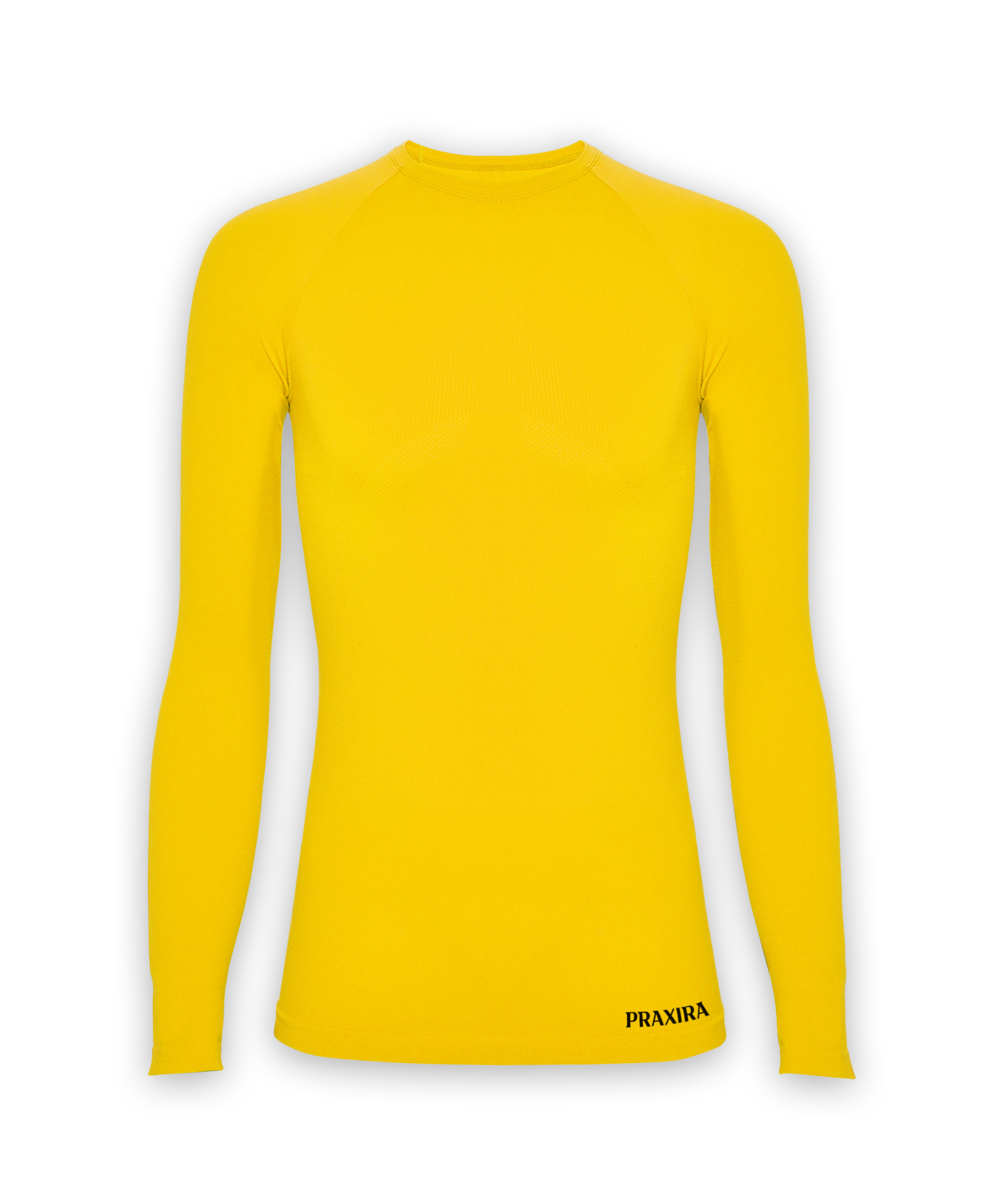 Compression-Fit Base Layer Shirt - Yellow