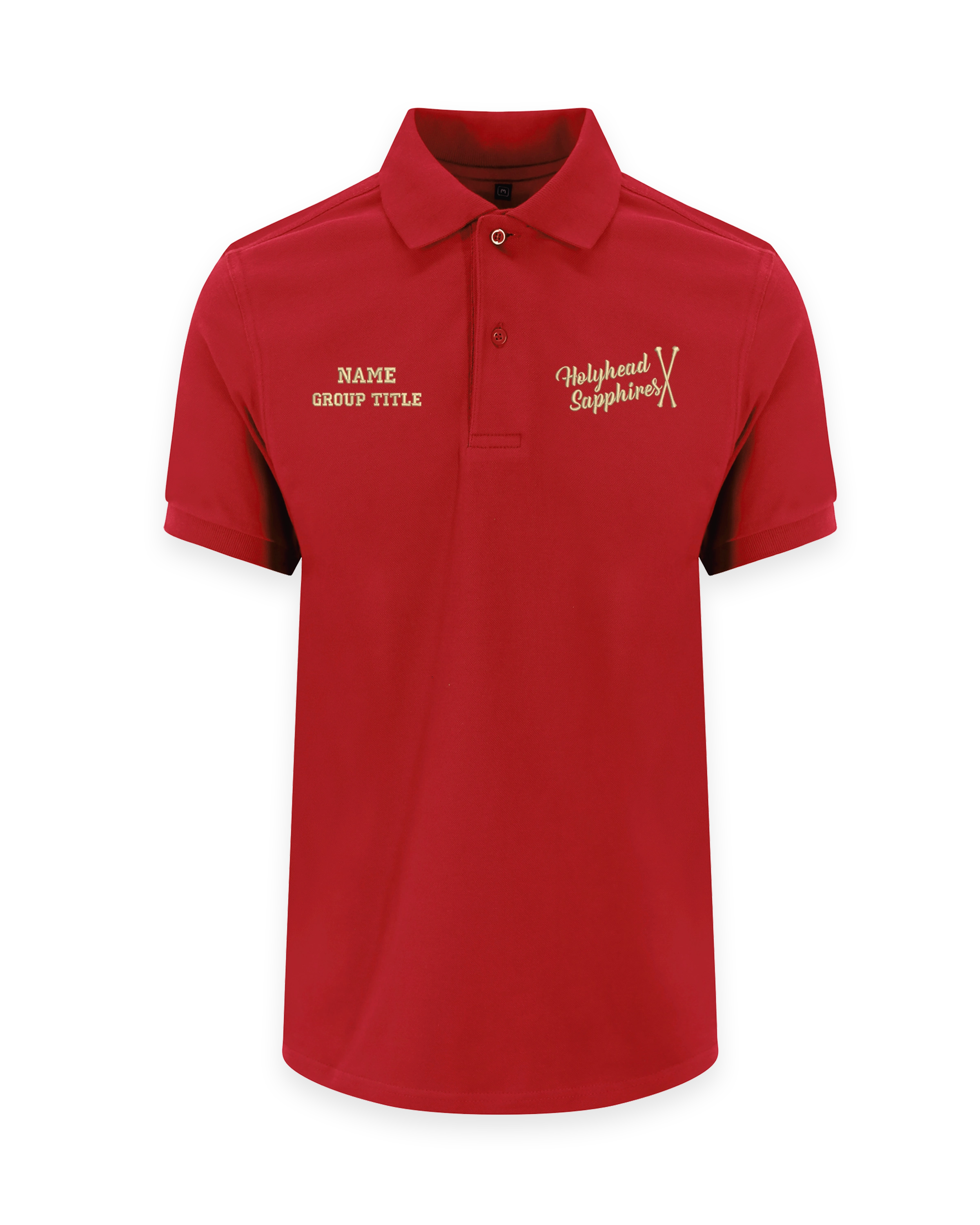 Holyhead Sapphires Red Club Polo