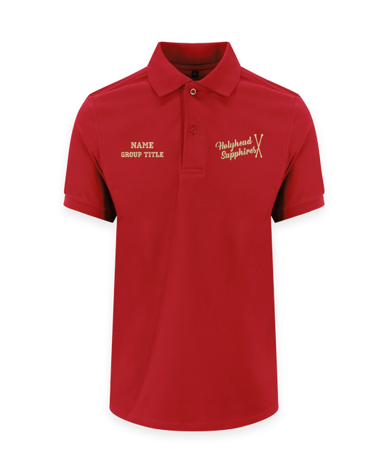 Holyhead Sapphires Red Club Polo