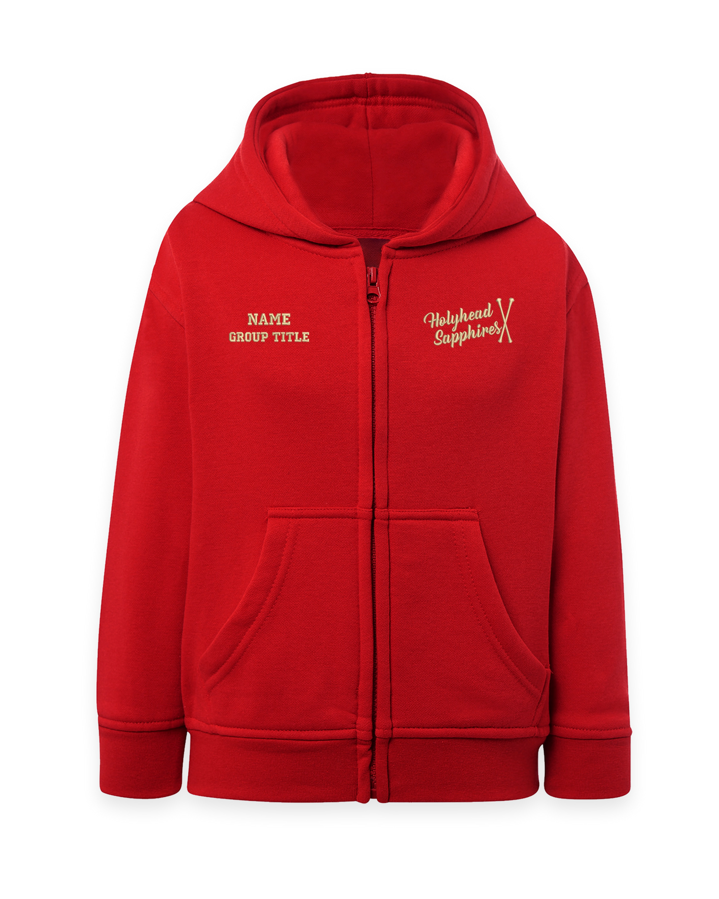 Holyhead Sapphires Red Club Zip Hoodie