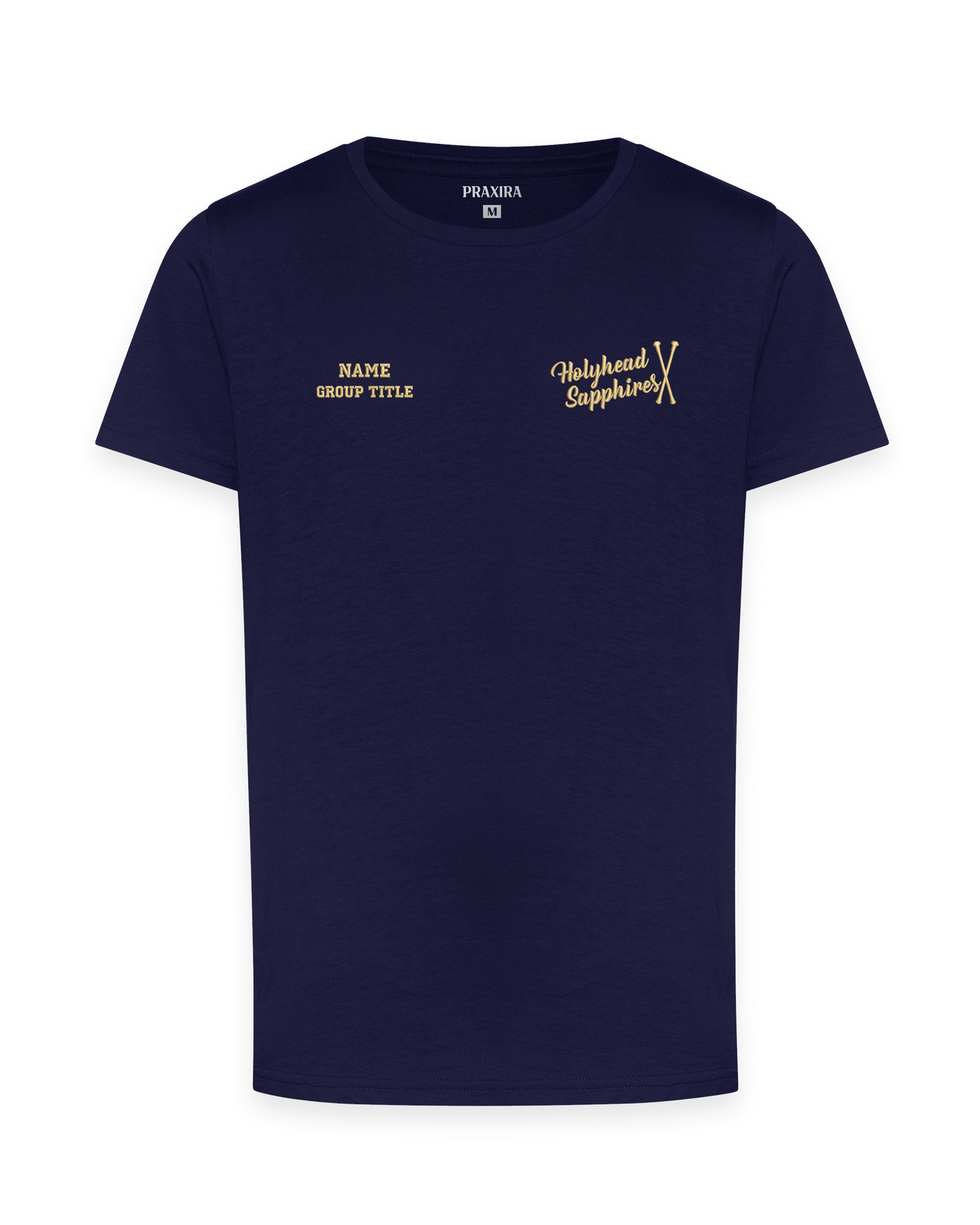 Holyhead Sapphires Navy Cotton T-Shirt