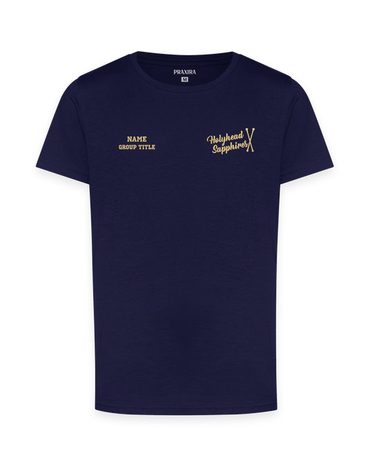 Holyhead Sapphires Navy Cotton T-Shirt