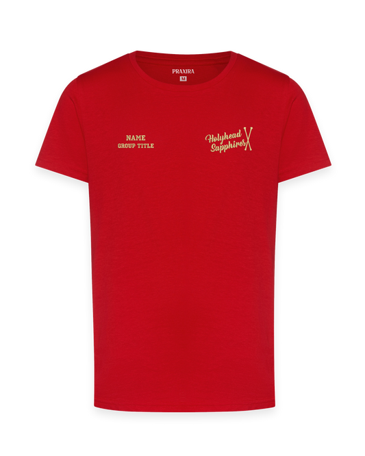 Holyhead Sapphires Red Cotton T-Shirt