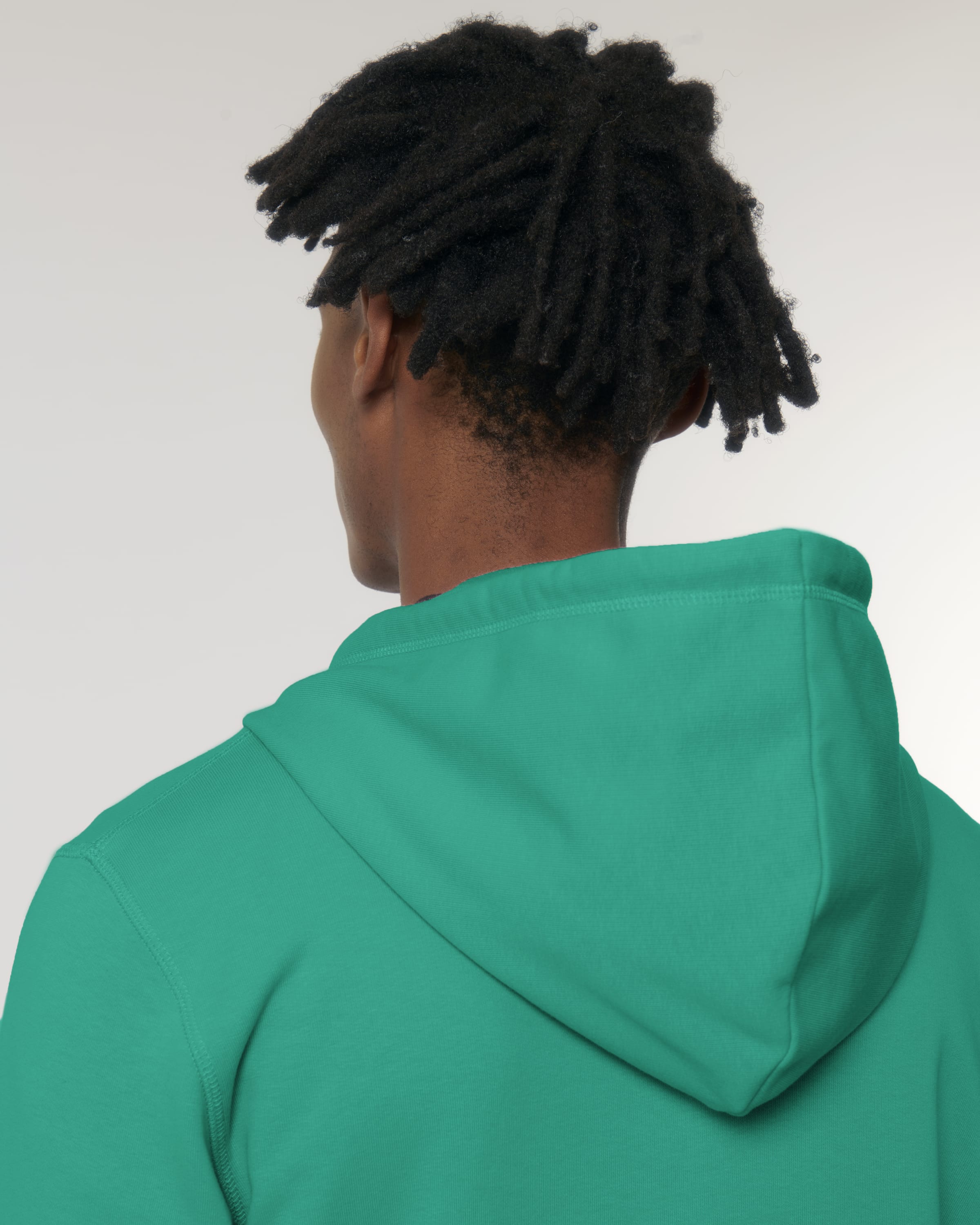 Limited Organic Zip-Through Terry Hooded Sweatshirt - Green Ready